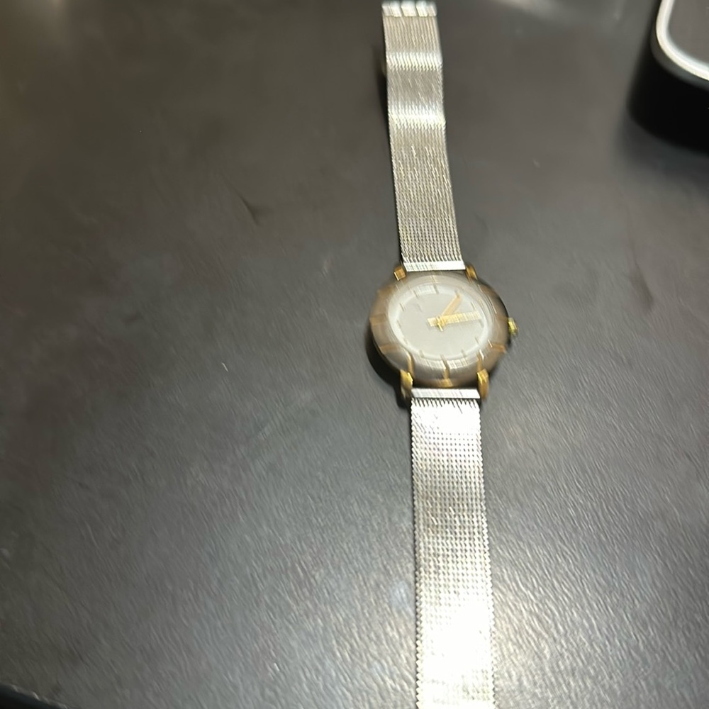Ladies silver watch